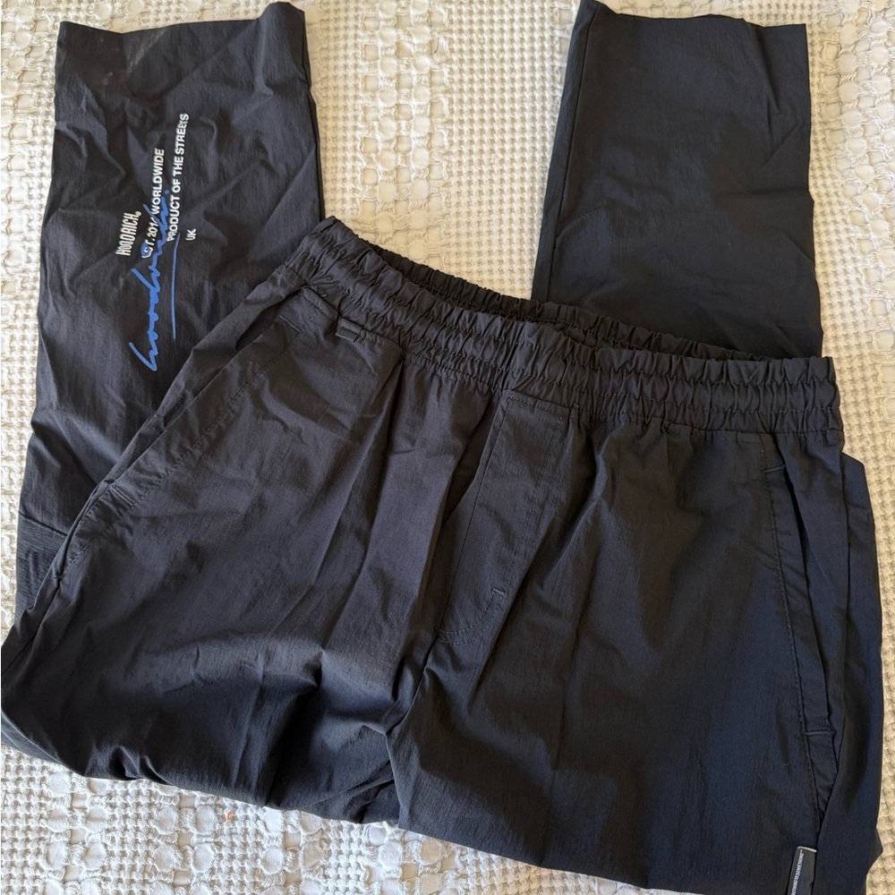 Hoodrich Men's Black Elastic Waist Joggers